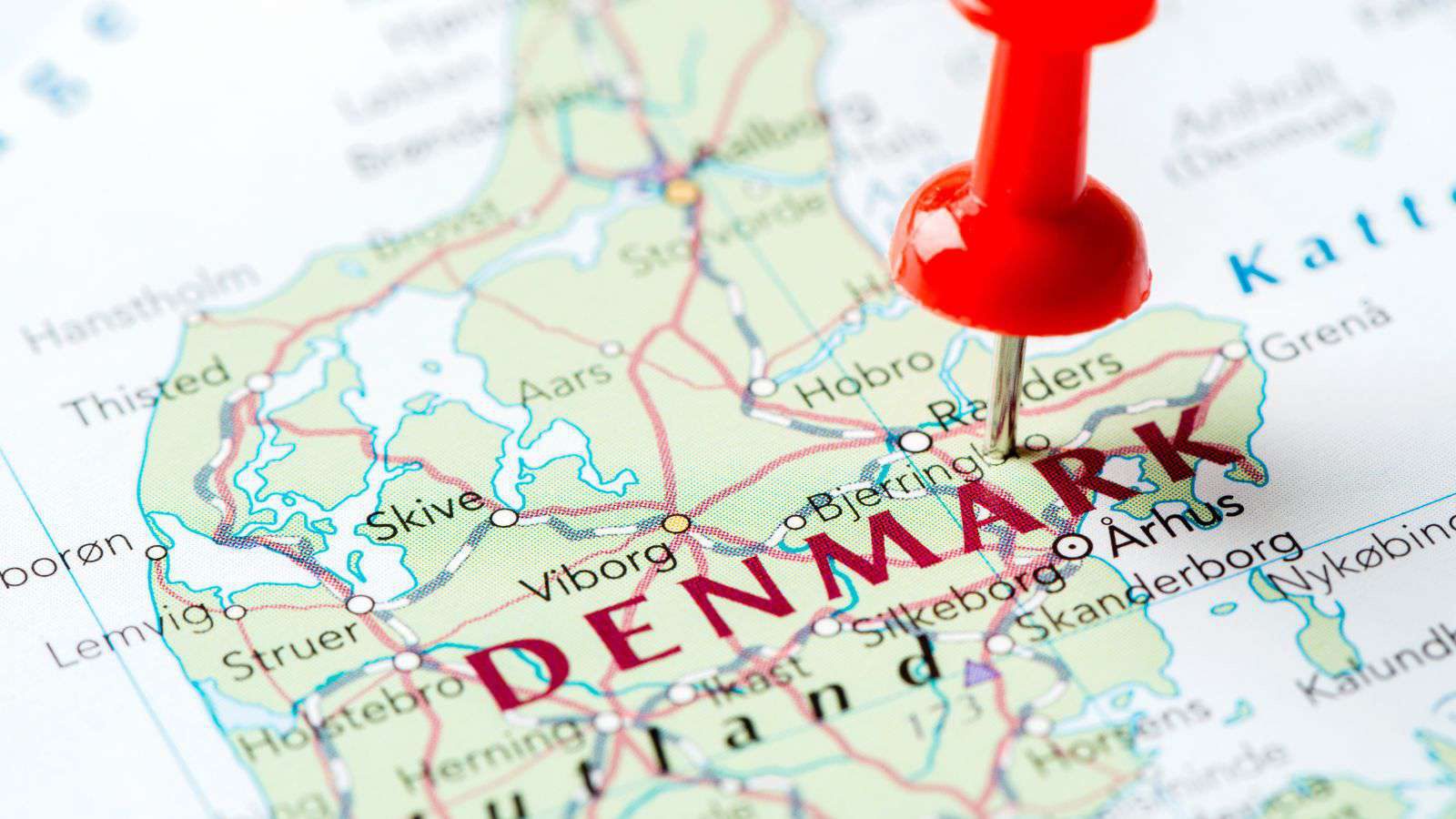 Map of Denmark